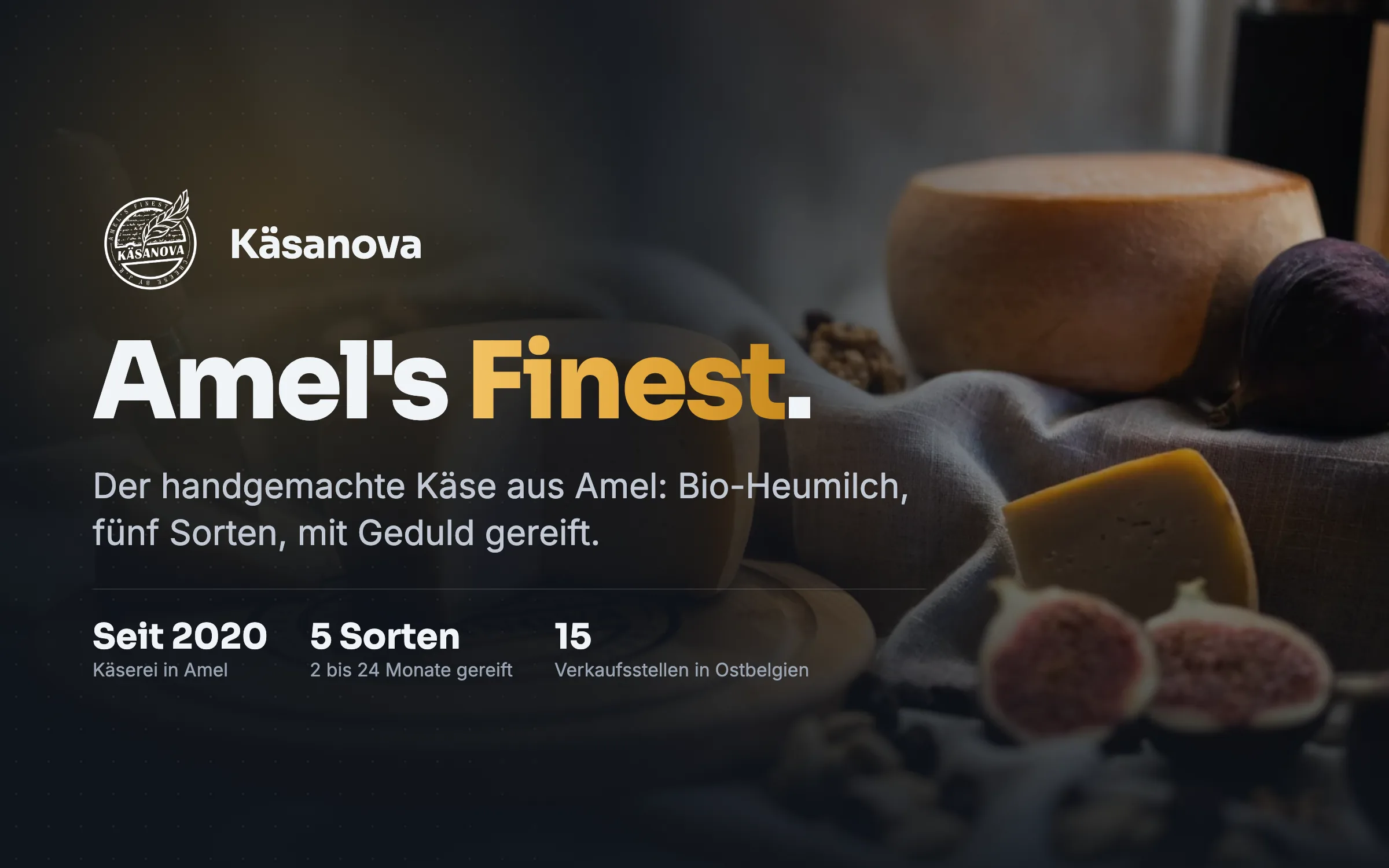 Käsanova Website screenshot